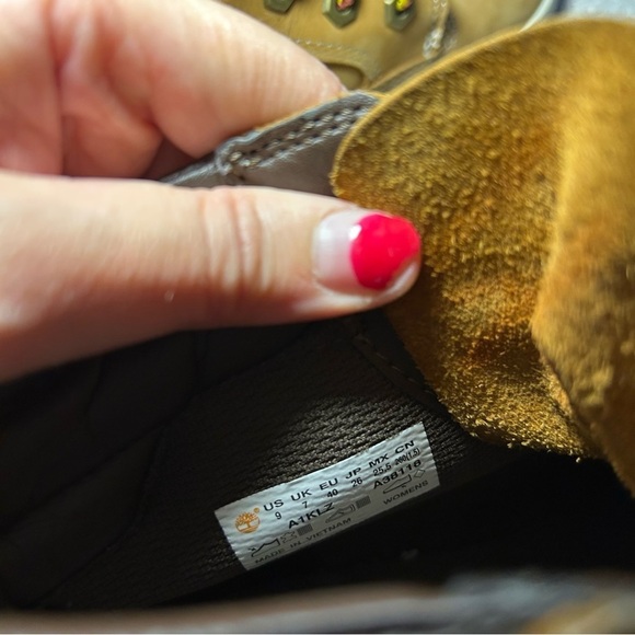 Timberland Dausette Wheat Brown Lace-Up Ankle Sneakers Size 9 - Picture 9 of 9